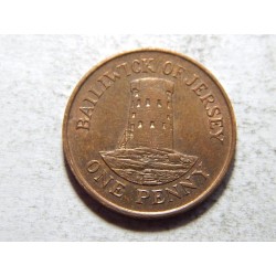 Jersey 1 Penny 1990 XF-UNC č25519