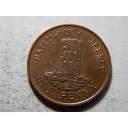 Jersey 1 Penny 1990 XF-UNC č25451