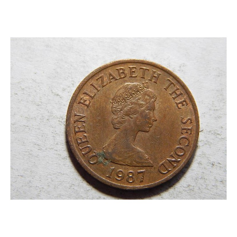 Jersey 1 Penny 1987 XF č25421 Jersey 1 Penny 1987 XF č25421