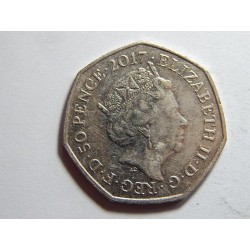 Anglie 50 Pence 2017 Benjamin Bunny UNC č27820
