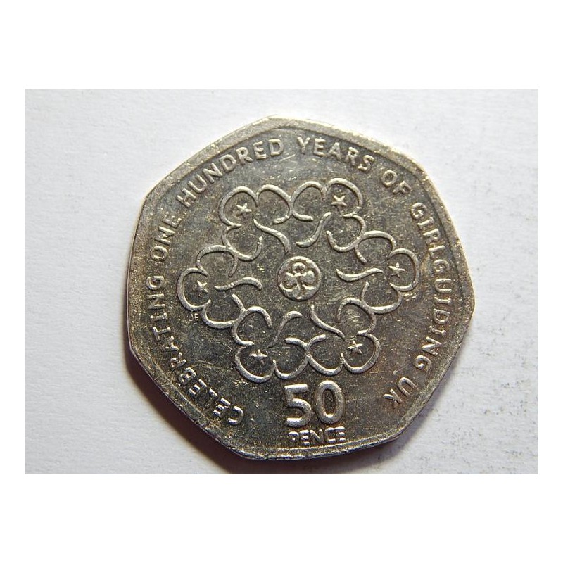 Anglie 50 Pence 2010 Celebrating 100 Years XF-UNC č21901 Anglie 50 Pence 2010 Celebrating 100 Years XF-UNC č21901