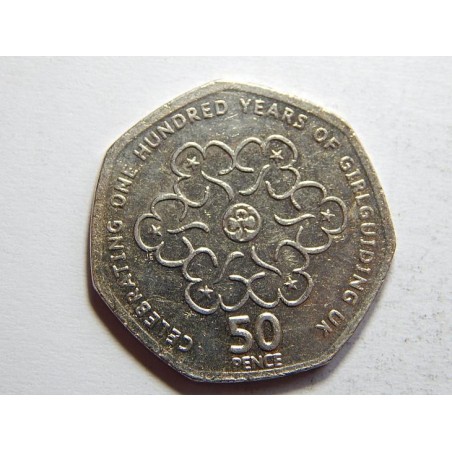 Anglie 50 Pence 2010 Celebrating 100 Years XF-UNC č21901