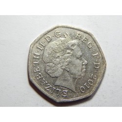 Anglie 50 Pence 2010 Celebrating 100 Years XF-UNC č21901