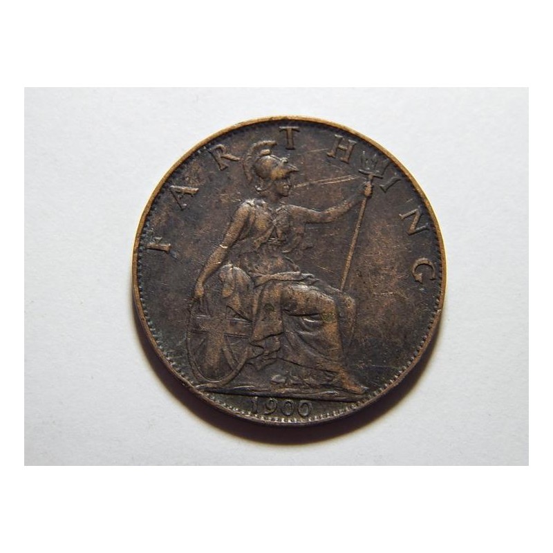 Anglie 1 Farthing 1900 Victoria XF č28562 Anglie 1 Farthing 1900 Victoria XF č28562