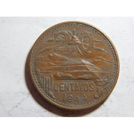 Mexiko 20 Centavos 1944 XF-UNC č28841