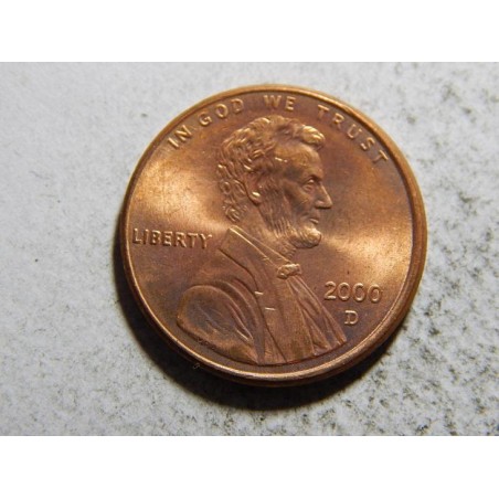 USA 1 Cent 2000 D UNC č32948