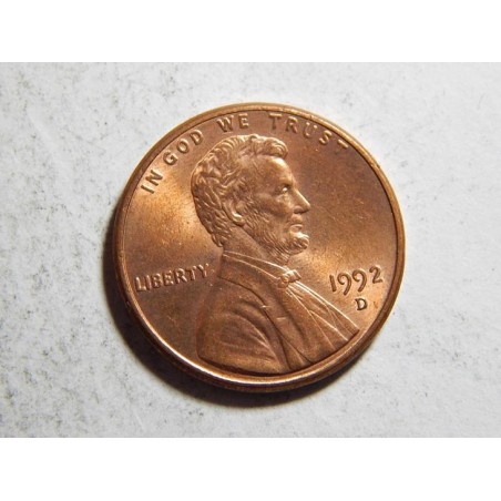 USA 1 Cent 1992 D UNC č32842