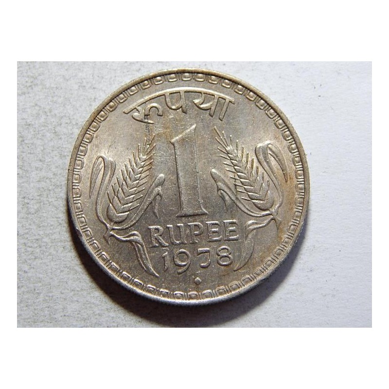 Indie 1 Rupee 1978 UNC diamant č28084 Indie 1 Rupee 1978 UNC diamant č28084