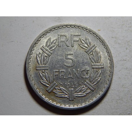 Francie 5 Francs 1945 (open 9) XF č27911