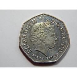 Anglie 50 Pence 2014 Commonwealth games UNC č31659