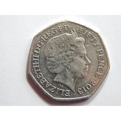 Anglie 50 Pence 2013 Benjamin Britten XF č31775