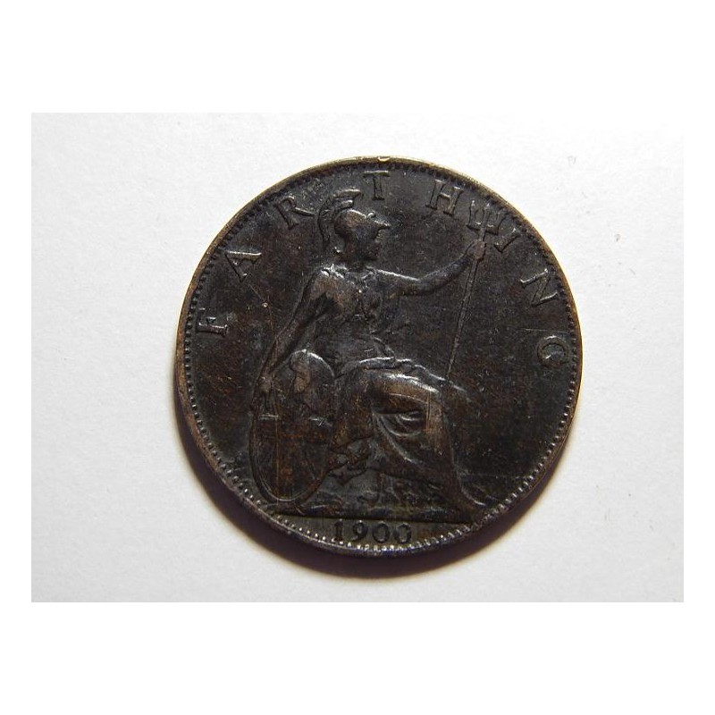 Anglie 1 Farthing 1900 Victoria XF č28561 Anglie 1 Farthing 1900 Victoria XF č28561