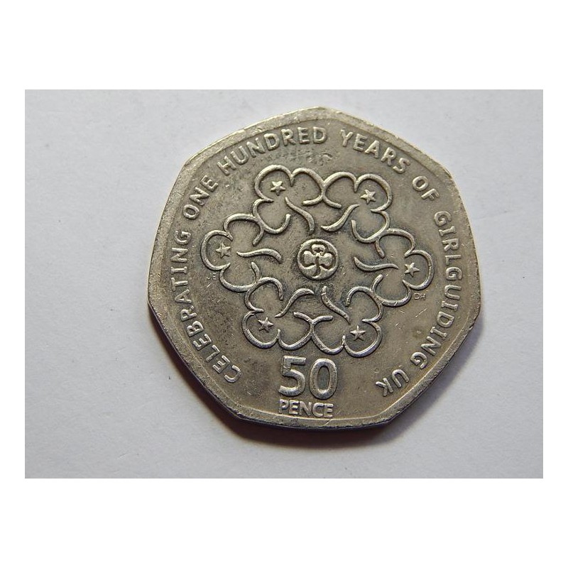 Anglie 50 Pence 2010 Celebrating 100 Years UNC č31723 Anglie 50 Pence 2010 Celebrating 100 Years UNC č31723
