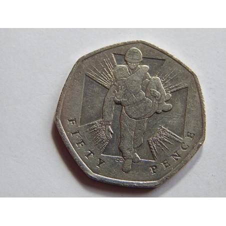 Anglie 50 Pence 2006 zachranáři XF č31937