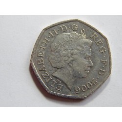 Anglie 50 Pence 2006 zachranáři XF č31937
