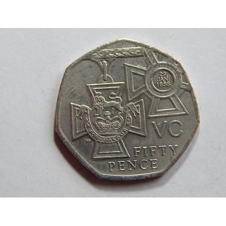 Anglie 50 Pence 2006 VC UNC č31935