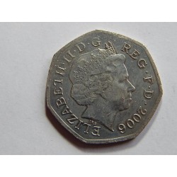 Anglie 50 Pence 2006 VC UNC č31935