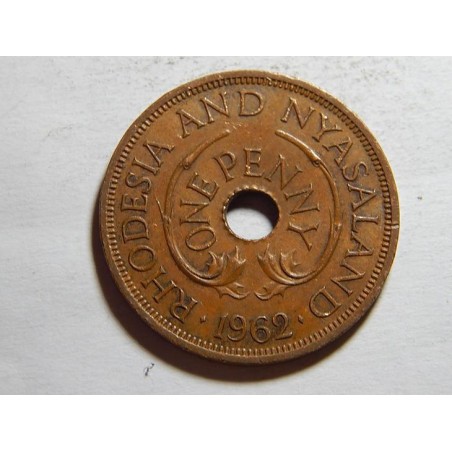 Rhodesia and Nyasaland 1 Penny 1962 XF č11226
