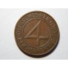 Německo Výmarsko 4 Reichspfennig 1932 F UNC č23993