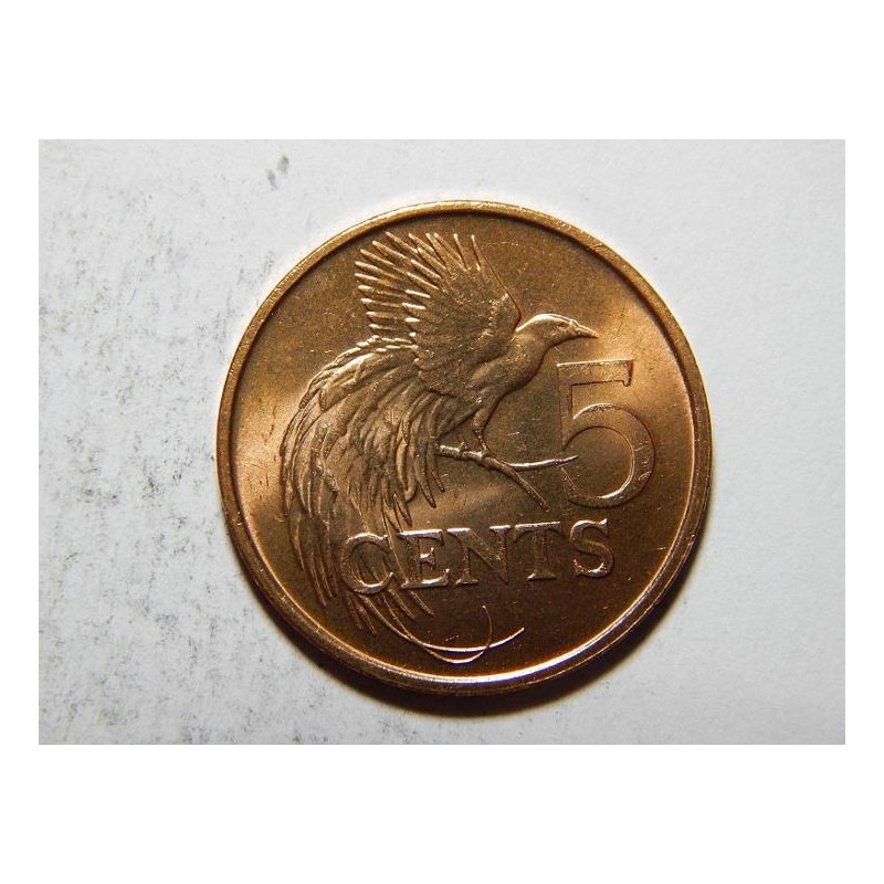 Trinidad and Tobago 5 Cents 1992 UNC č30353 Trinidad and Tobago 5 Cents 1992 UNC č30353