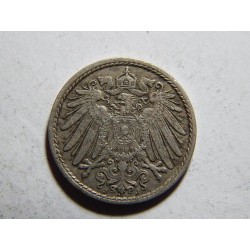 Německo Císařství 5 Pfennig 1914 J R XF č32807