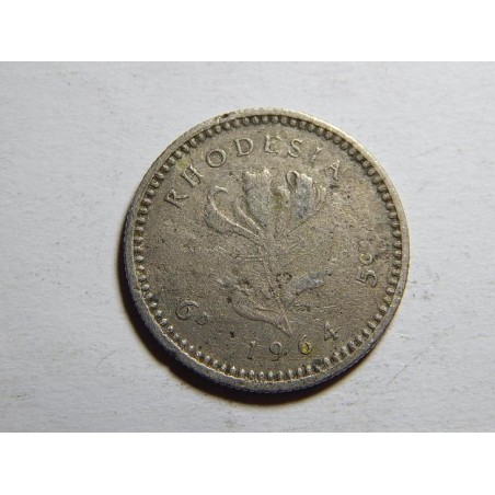 Rhodesia 5 Cents 1964 F-VF č11111
