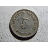 Německo Císařství 5 Pfennig 1914 E R XF č32890