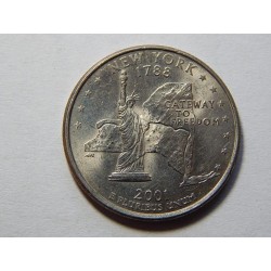 USA ¼ Dollar 2001 P New York UNC č24418