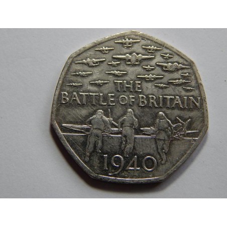 Anglie 50 Pence 2015 Battle of Britain UNC č31798