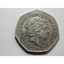 Anglie 50 Pence 2015 Battle of Britain UNC č31798