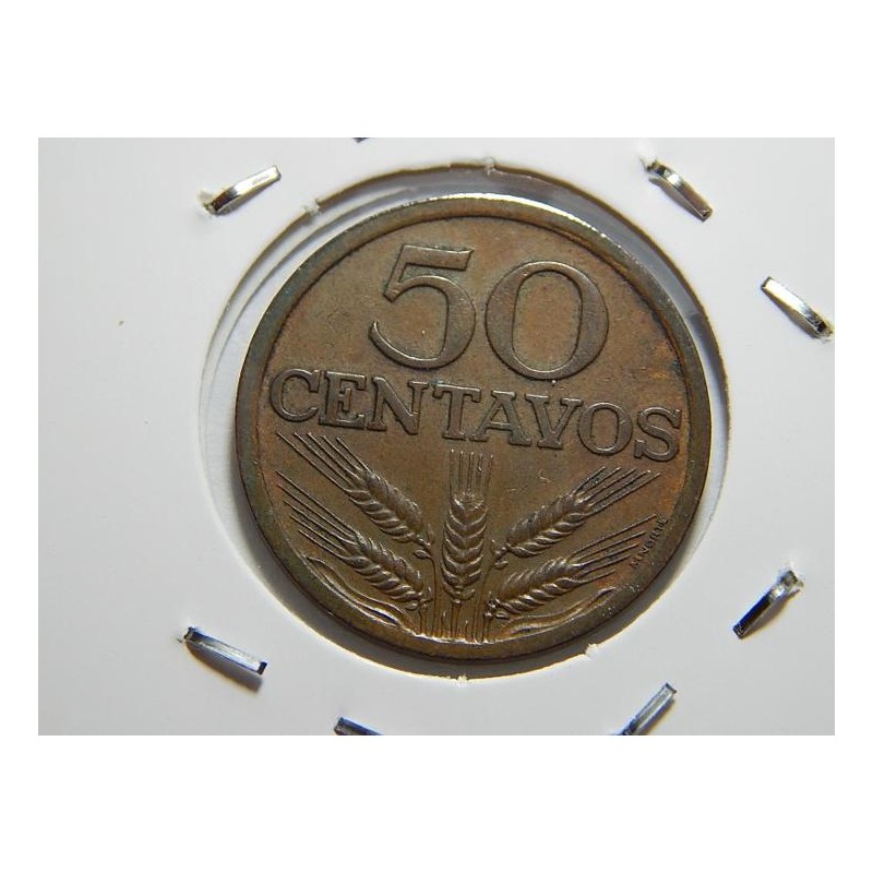 Portugalsko 50 Centavos 1977 XF-UNC č00376 Portugalsko 50 Centavos 1977 XF-UNC č00376
