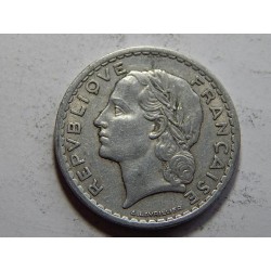 Francie 5 Francs 1947 (open 9) XF č31137
