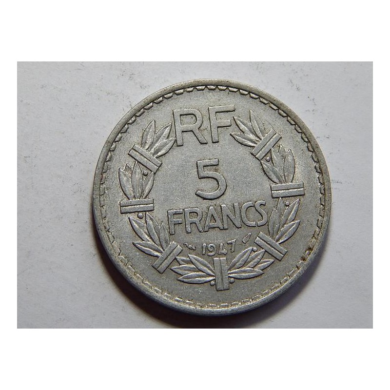Francie 5 Francs 1947 (open 9) XF č31060