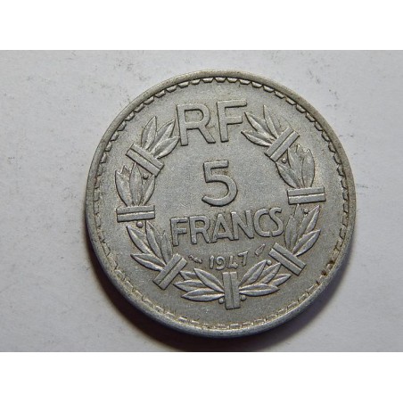 Francie 5 Francs 1947 (open 9) XF č31060