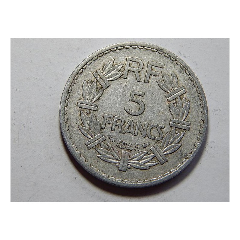 Francie 5 Francs 1946 (open 9) XF č31057