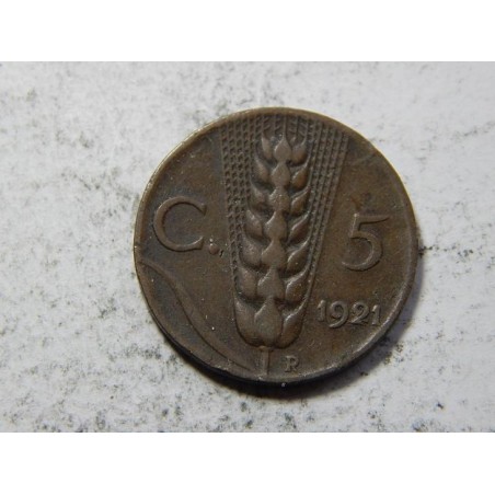Italie 5 Centesimi 1921 VF č31339
