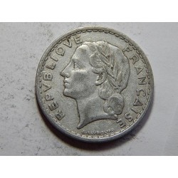 Francie 5 Francs 1949 B (close 9) XF č31147