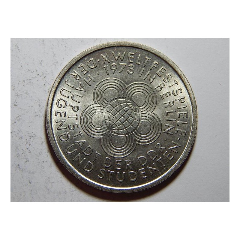 Německo DDR 10 Mark 1973 A Haupstadt Berlin UNC č36442 Německo DDR 10 Mark 1973 A Haupstadt Berlin UNC č36442