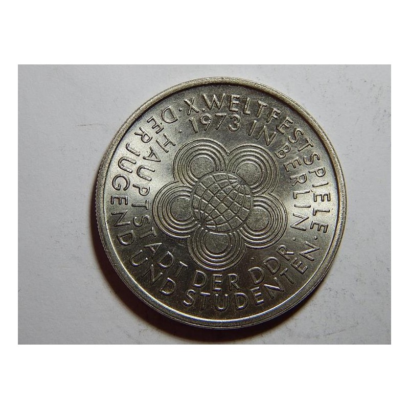 Německo DDR 10 Mark 1973 A Haupstadt Berlin UNC č36434 Německo DDR 10 Mark 1973 A Haupstadt Berlin UNC č36434