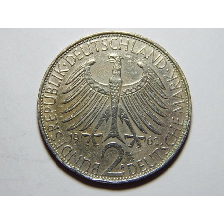 Německo BRD 2 Mark 1962 F Planck VF č10973