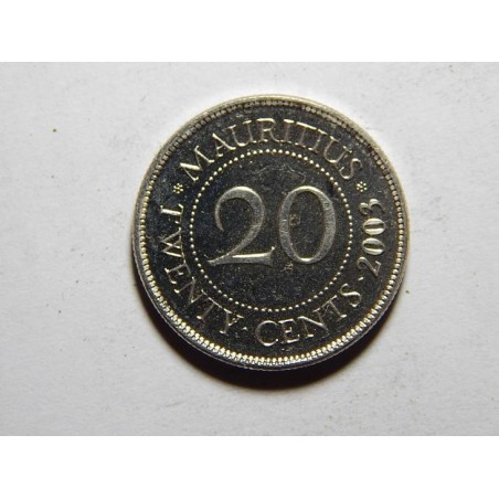 Mauritius 20 Cents 2003 UNC č23401
