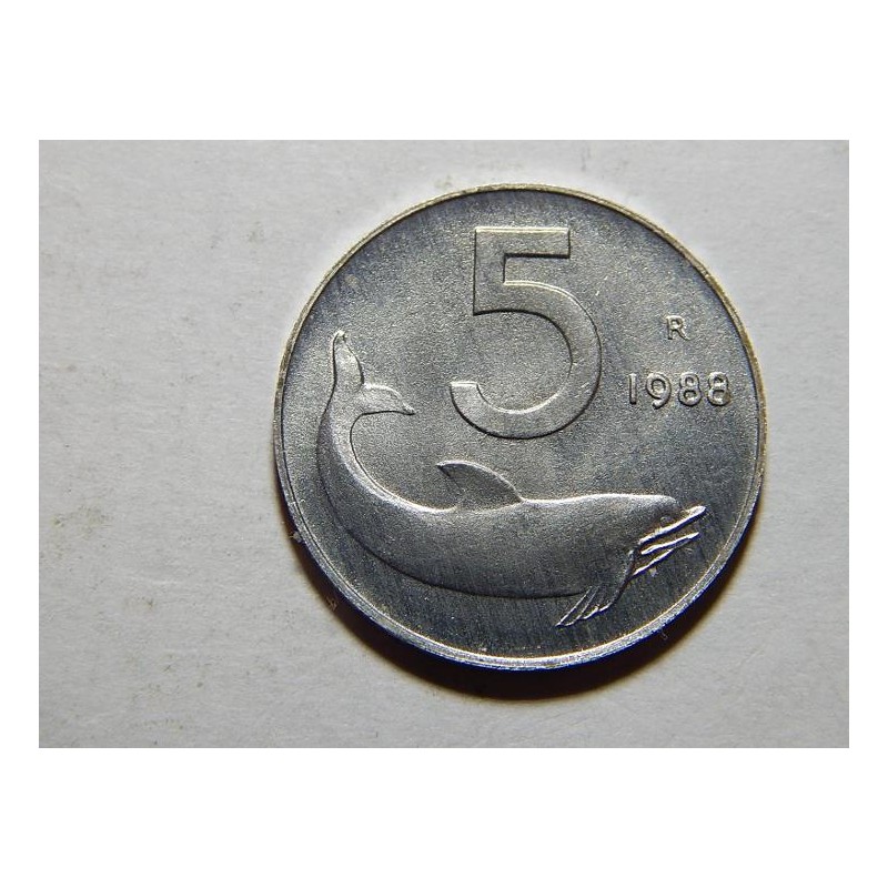 Itálie 5 Centesimi 1988 R UNC č31224 Itálie 5 Centesimi 1988 R UNC č31224