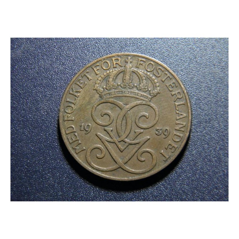 Švédsko 5 Öre 1939 XF č32310 Švédsko 5 Öre 1939 XF č32310