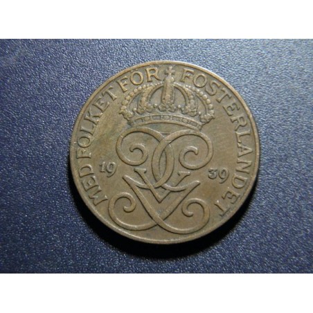 Švédsko 5 Öre 1939 XF č32310
