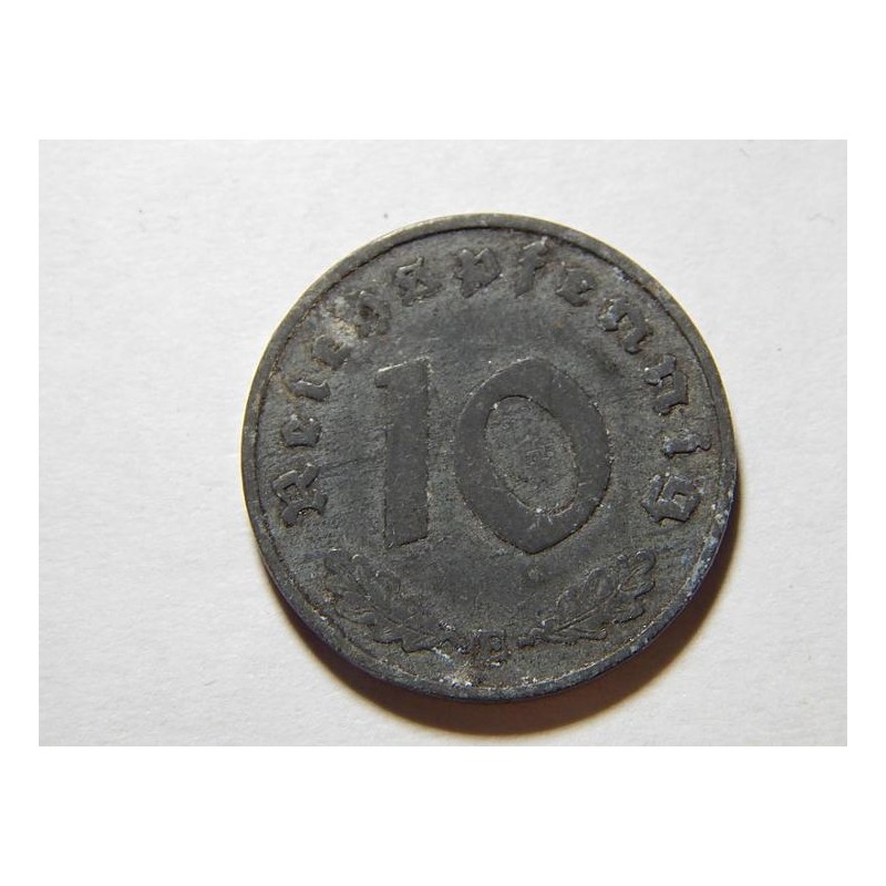 Německo 3. Říše 10 Reichspfennig 1941 E XF č36401 Německo 3. Říše 10 Reichspfennig 1941 E XF č36401