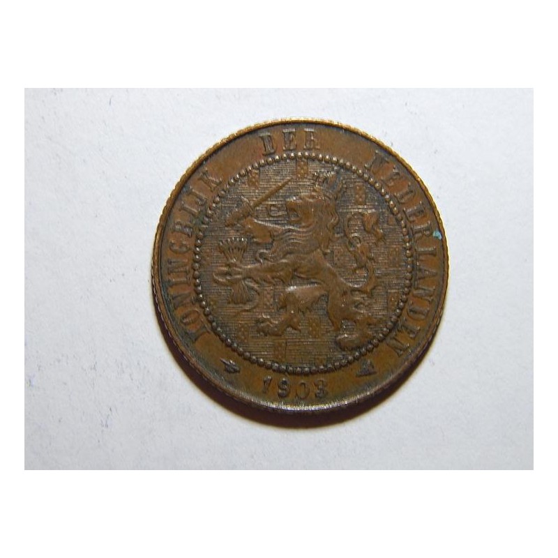 Nizozemí 2 1/2 Cents 1903 R XF č31349 Nizozemí 2 1/2 Cents 1903 R XF č31349