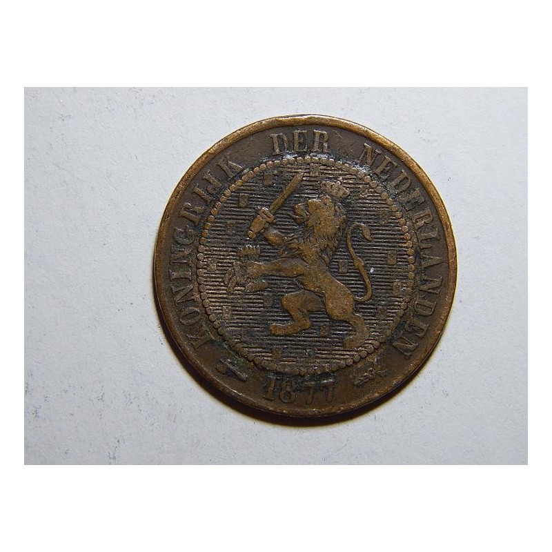 Nizozemí 2 1/2 Cents 1877 R XF č31355 Nizozemí 2 1/2 Cents 1877 R XF č31355