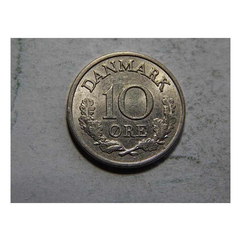 Dánsko 10 Ore 1964 CS XF č36907 Dánsko 10 Ore 1964 CS XF č36907