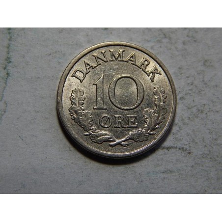 Dánsko 10 Ore 1964 CS XF č36907