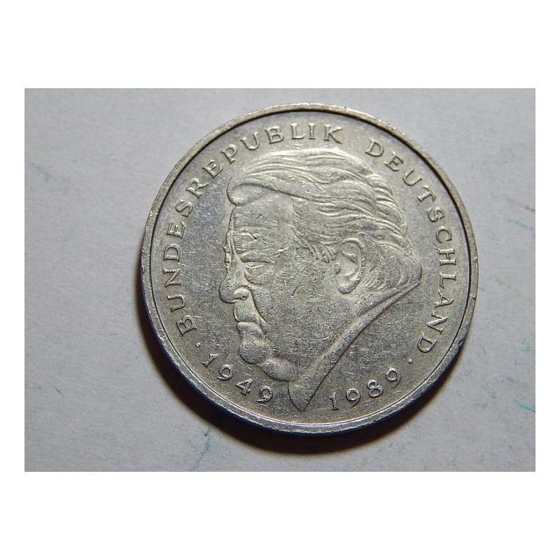Německo BRD 2 Mark 1995 A XF č36626 Německo BRD 2 Mark 1995 A XF č36626